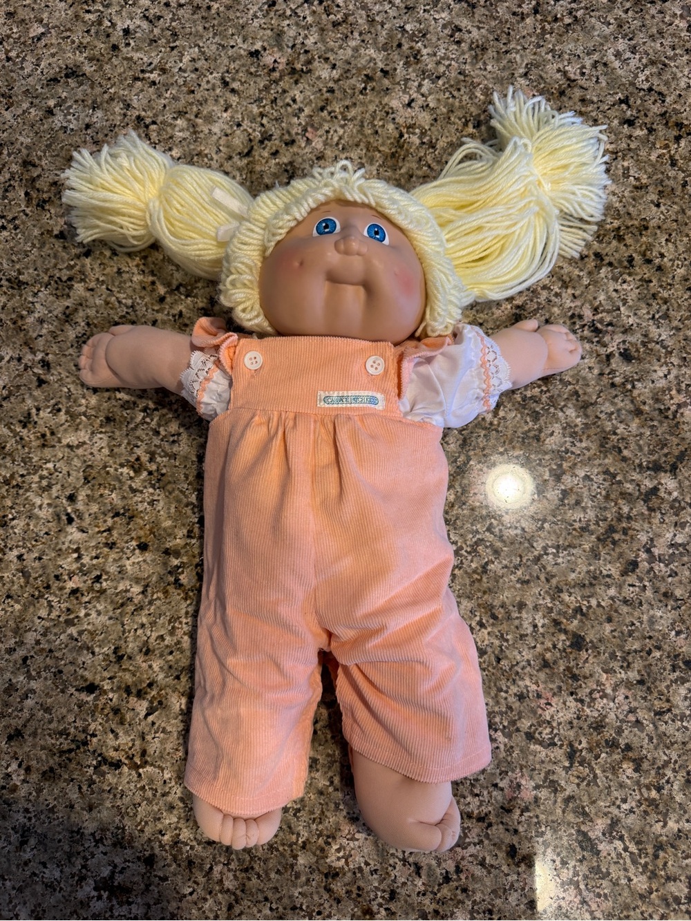 Vintage 1984 Cabbage Patch Kids Doll Coleco P-Factory
Blonde Yarn Hair